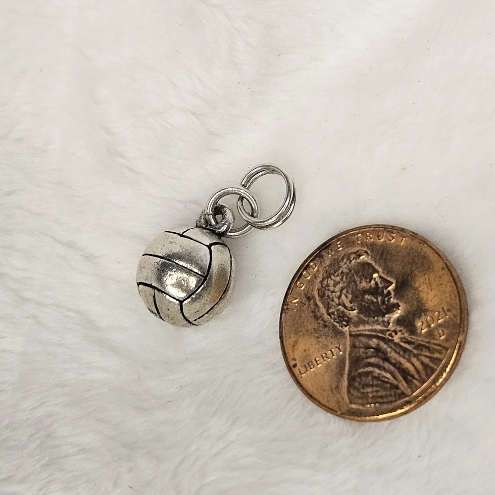 James Avery Retired Sterling Silver Volleyball Charm - Picture 3 of 3